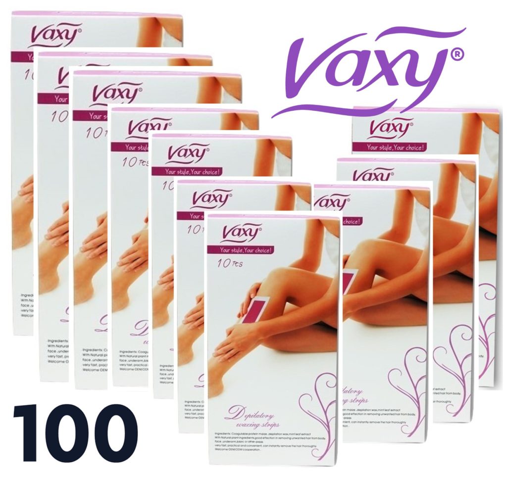Vaxy Wax Ready to Use Full Body Waxing Strips Normal, Sensitive Dry
